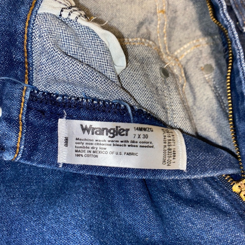 Vintage wranglers 7x30 cowboy cut